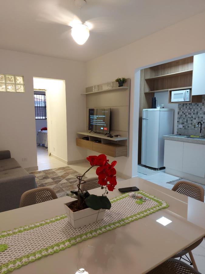 Apto Aconchegante Pe Na Areia Guarujá Eksteriør bilde
